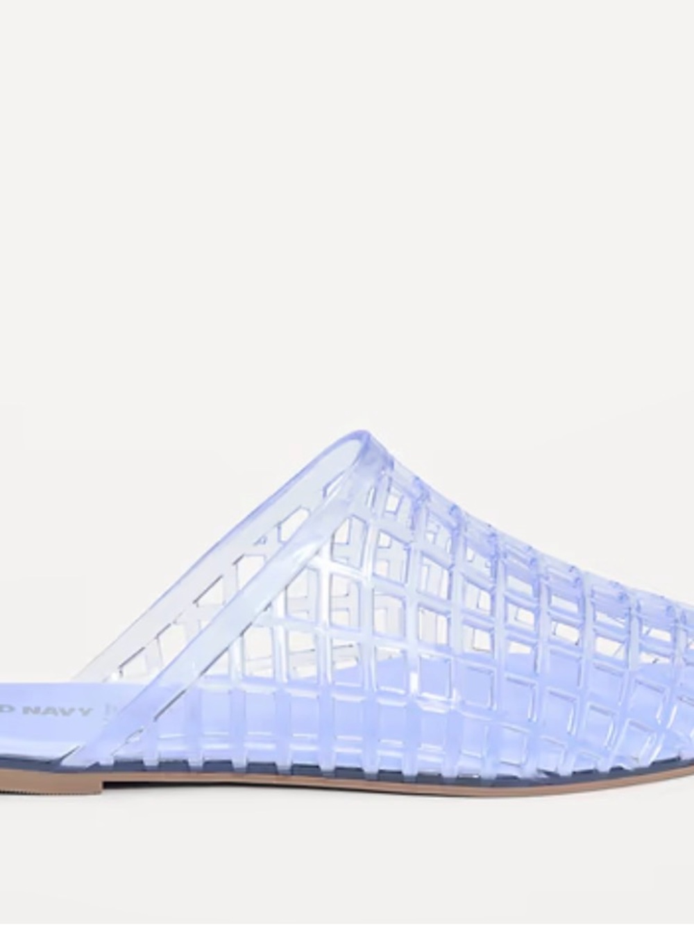 Woven Jelly Mule Slide - Light Blue - Picture 3 of 5